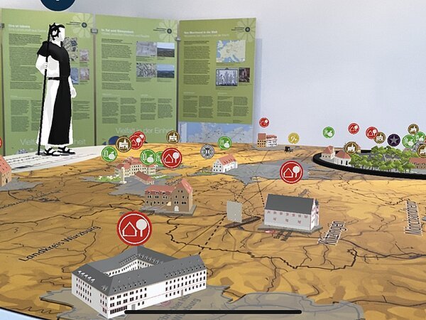 Landschaftsmodell der Zisterzienser