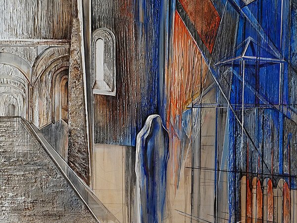KUNIGUNDE - ZWISCHEN DOM UND REICH (Triptychon 2023-23)/ Künstlerin Ivana Koubek