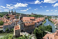 Blick auf die Bergstadt